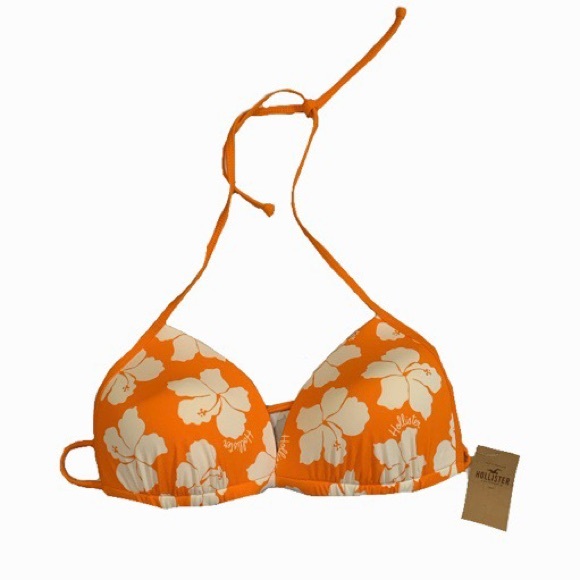 Hollister Other - NWT Hollister hibiscus push up bikini top